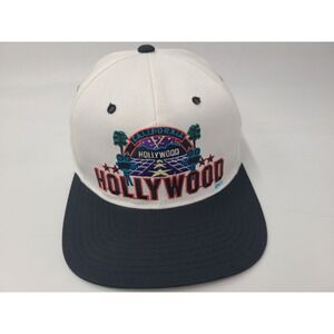Vintage Hollywood California Walk of Fame Stars Snapback Hat Cap Men White Black